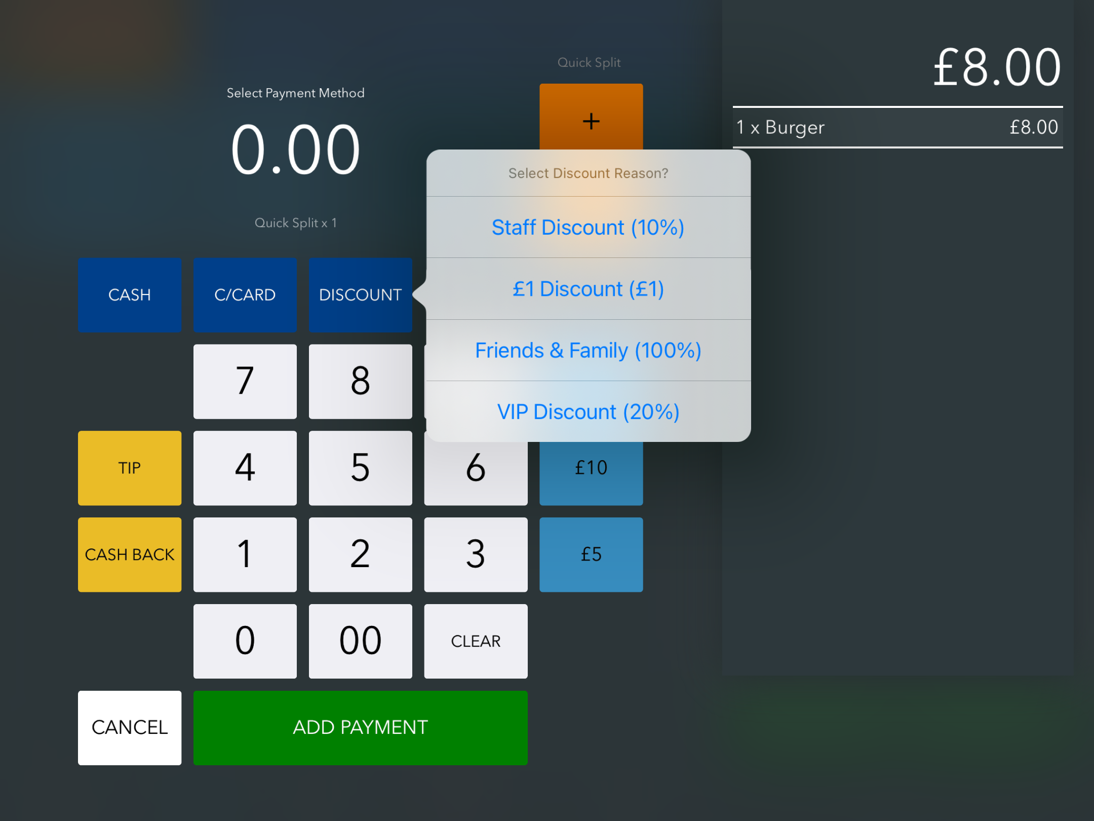 Applying a discount Tabology Help Center